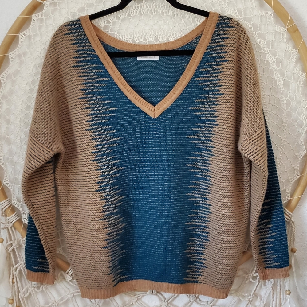 Cashmere Wool Blend Sweater by T.S. Society M
